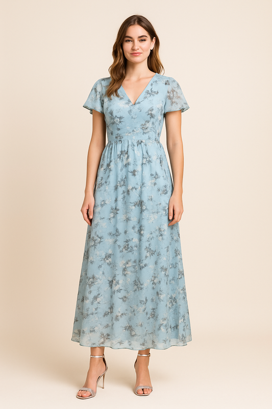Lindberg | Atmungsaktives Damen Midikleid elegant für Sommer