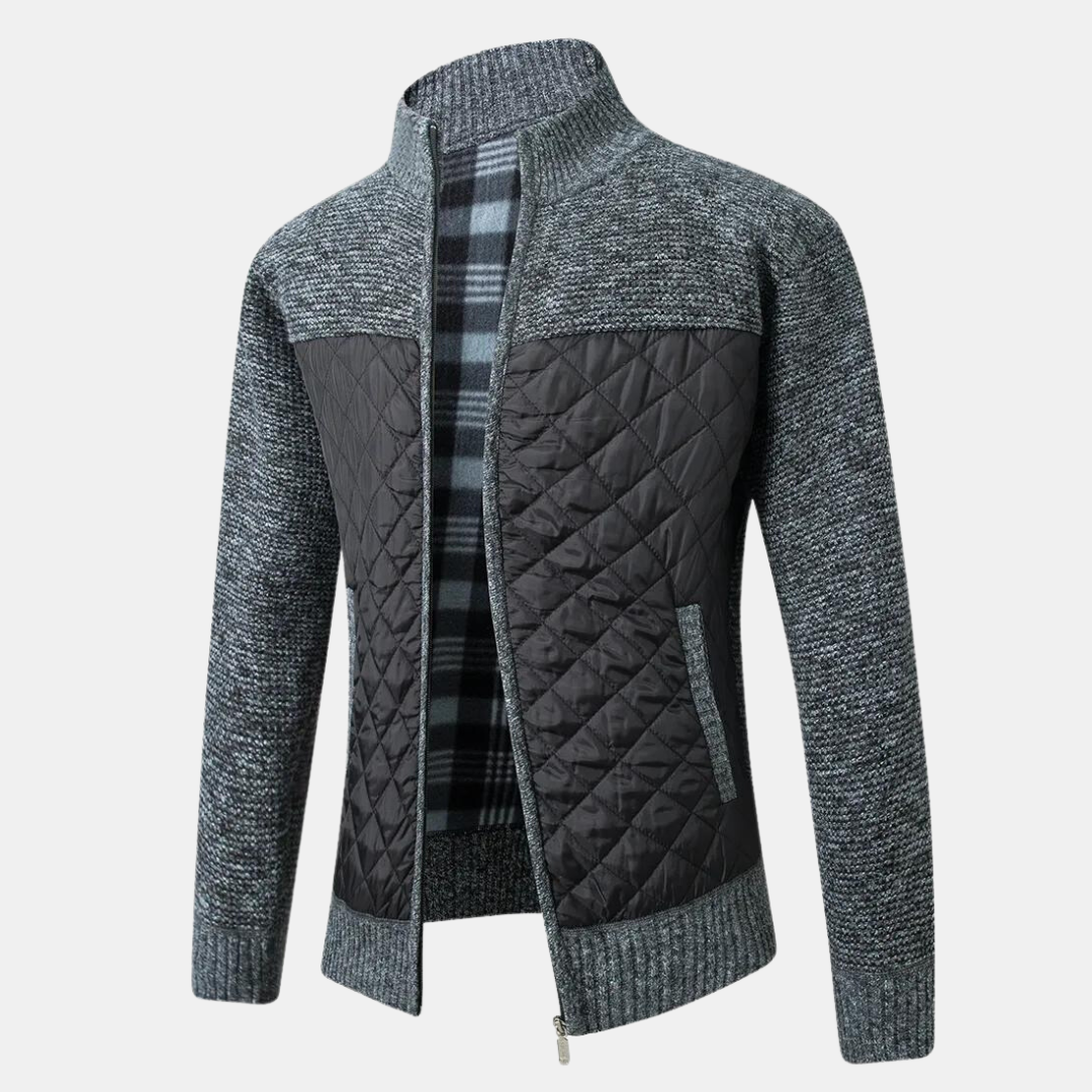 Lindberg | Strickjacke mit Stehkragen