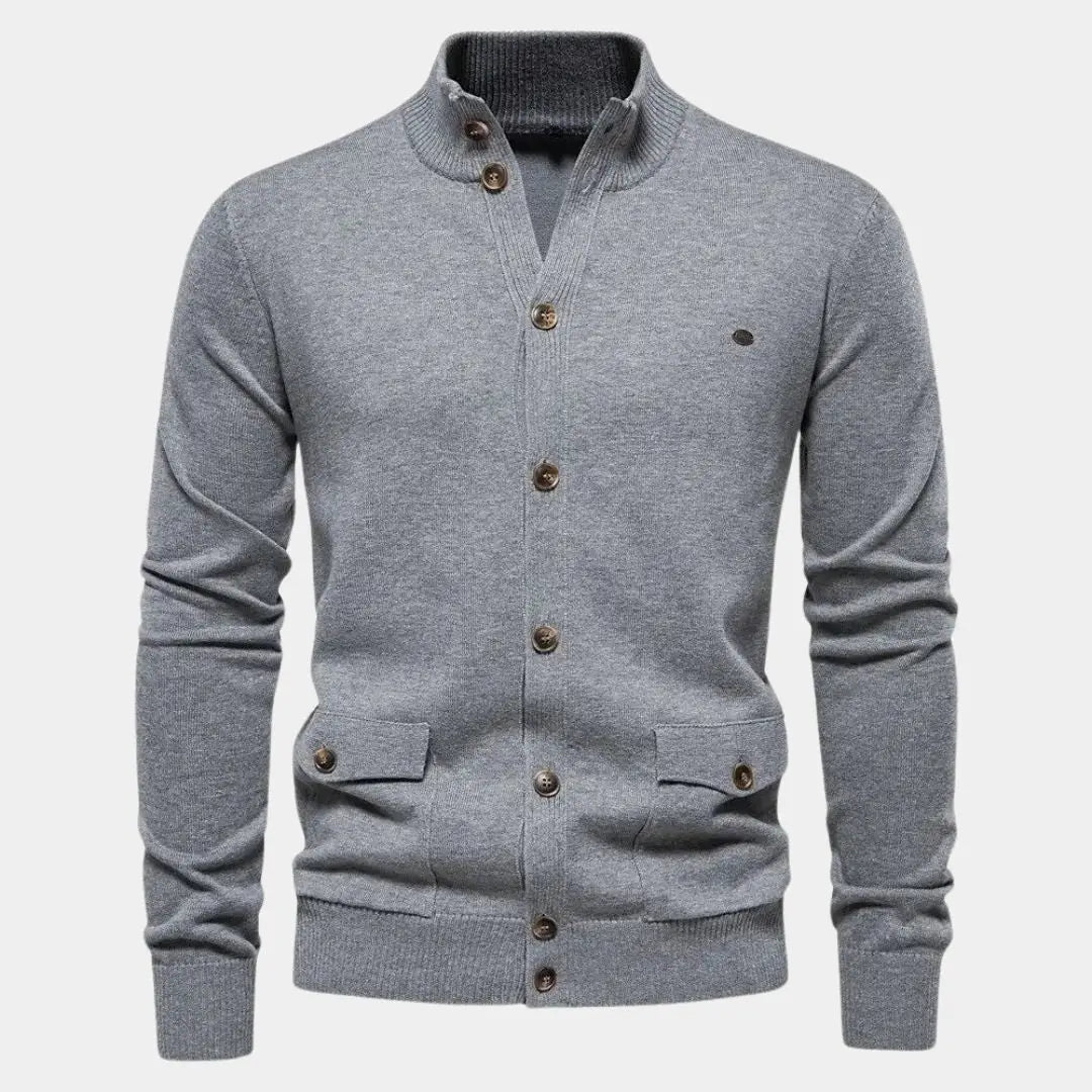 Lindberg | Gestrickte Baumwoll-Strickjacke