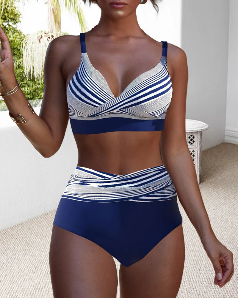 Lindberg | Bikini Gestreift Push-Up Zweiteilig