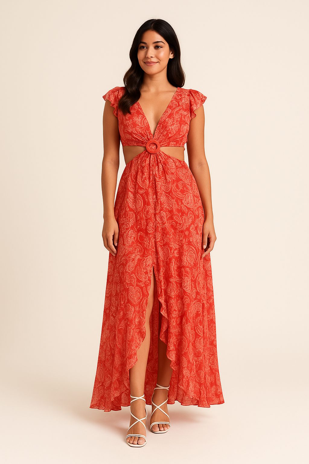 Lindberg | Damen Maxikleid mit Blumenprint - luftig & leicht