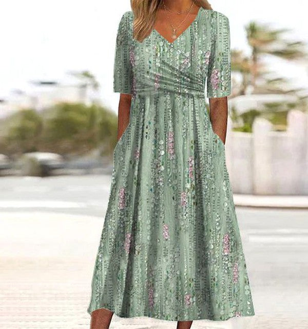 Lindberg | Pflanzenzauber Midi Kleid
