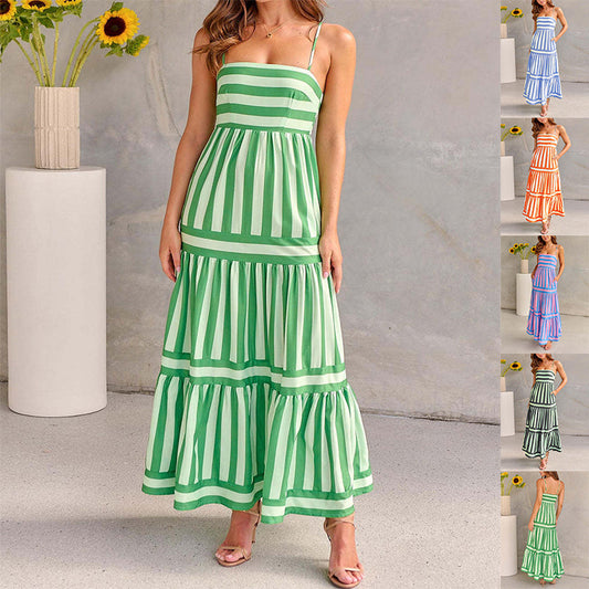 Lindberg | Maxikleid mit Rüschen
