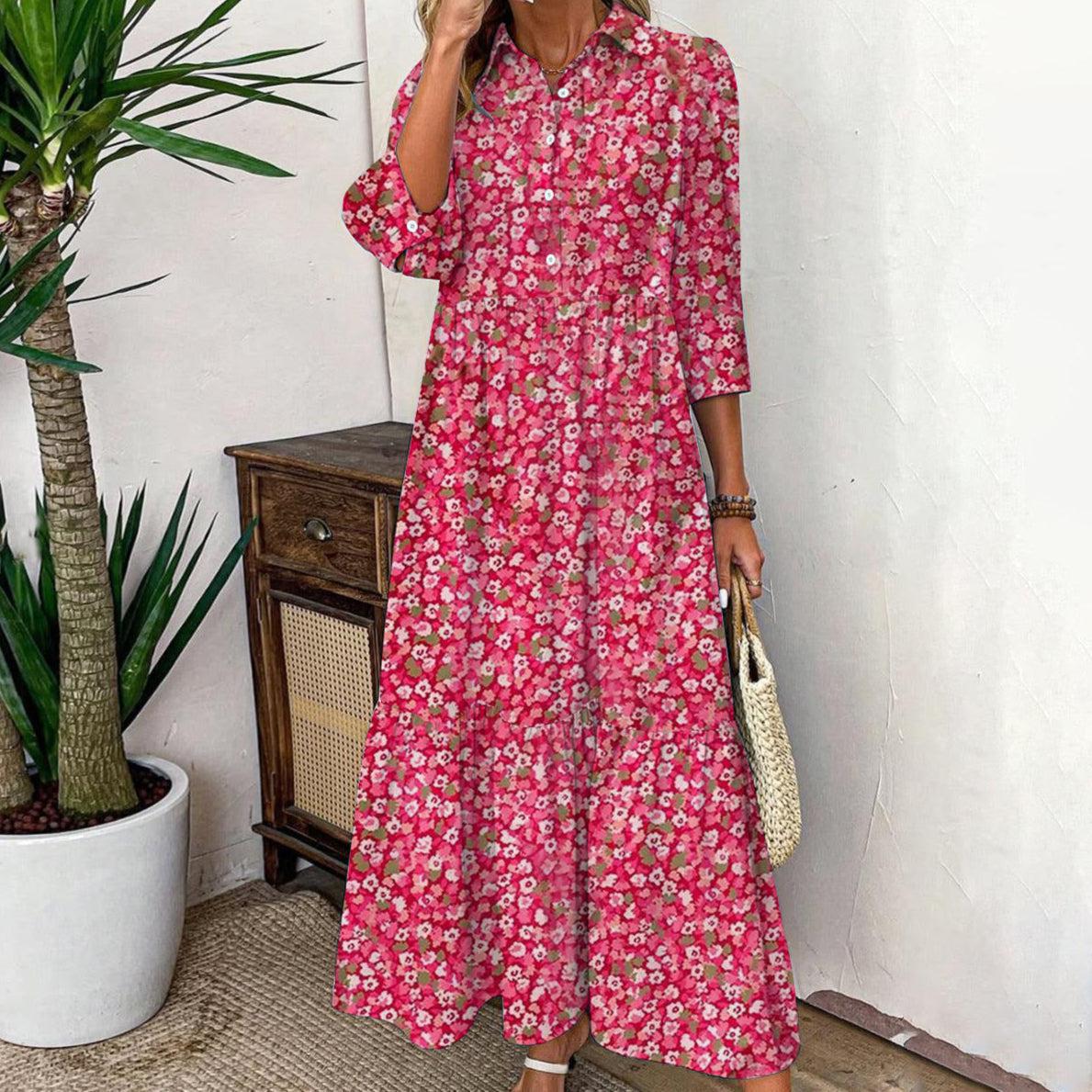 Lindberg | Sommerrot Florakleid