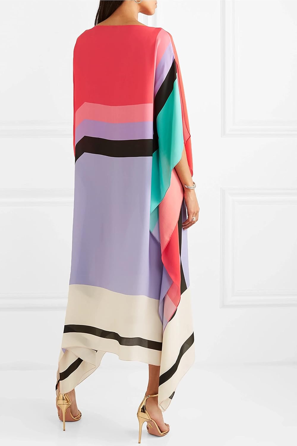 Lindberg | Susan Gestreiftes Patchwork Kleid Mit Druck