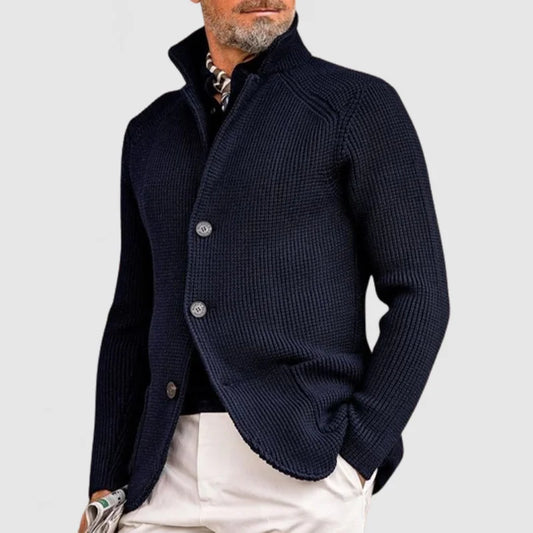 Lindberg | Elegante Strickjacke mit Revers für Herren