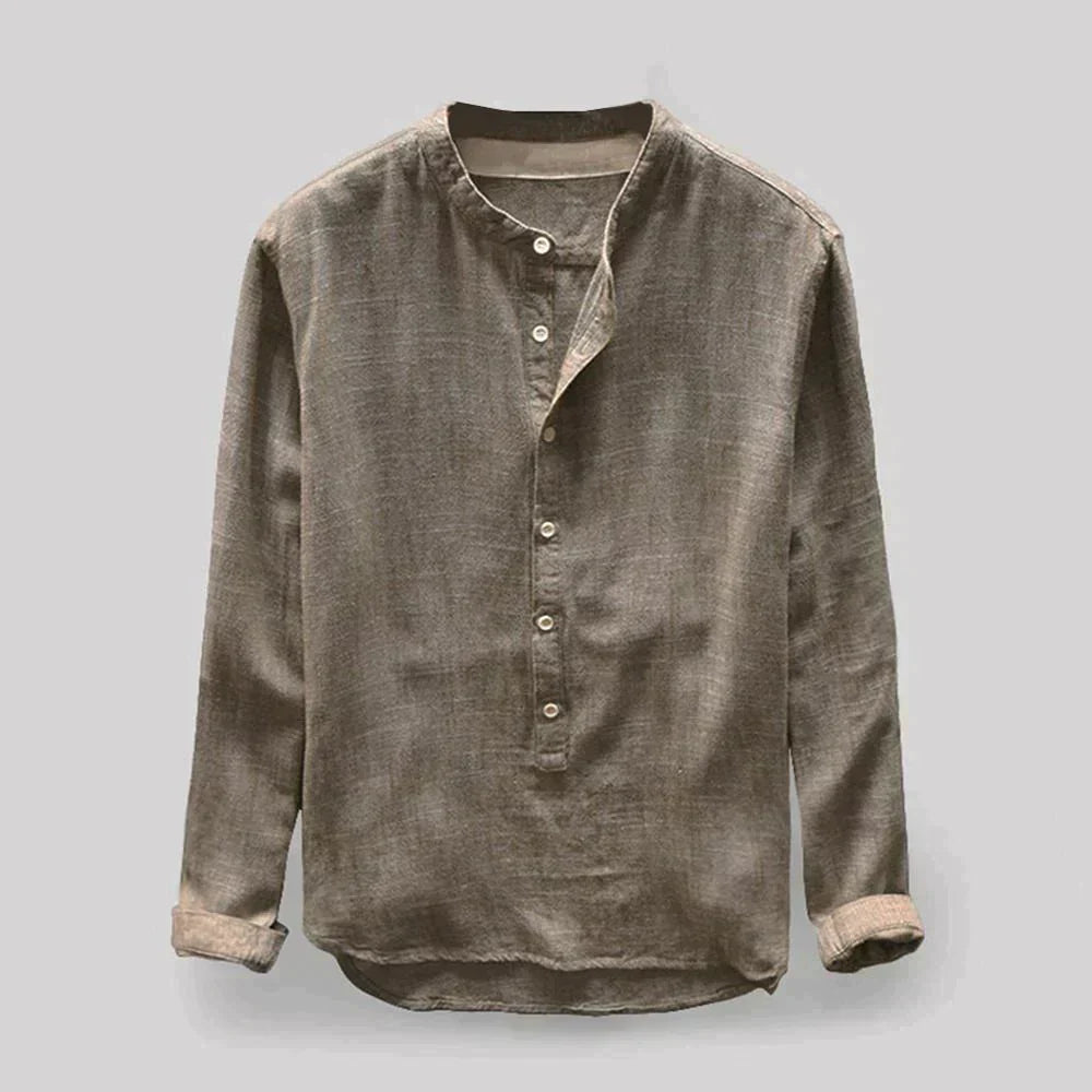 Lindberg | Strukturklang Herren langarmshirt