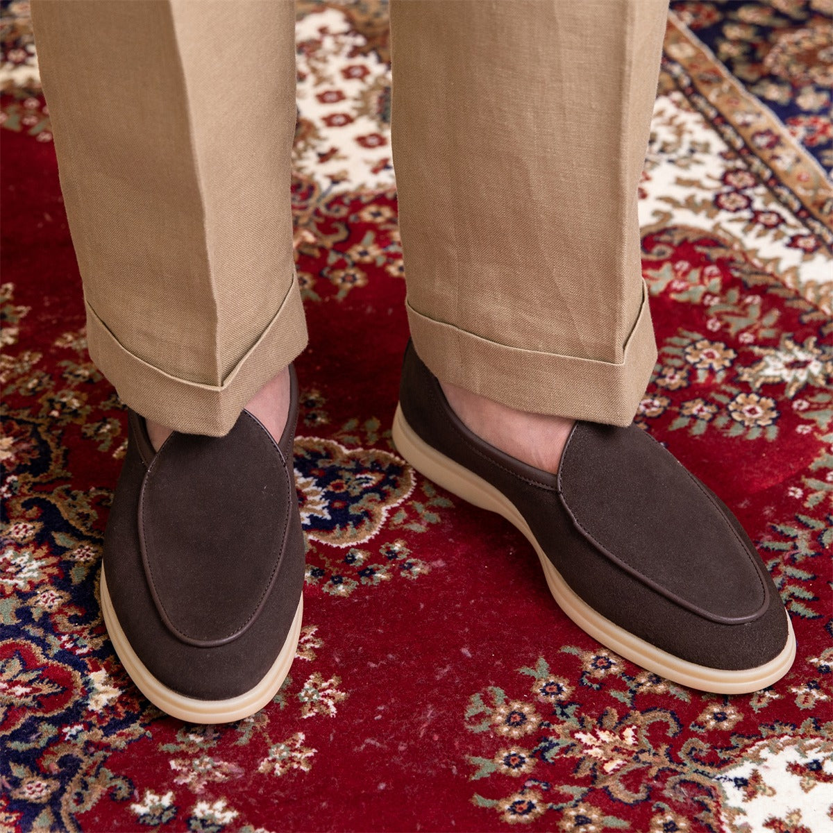 Lindberg | Du Cap belgische Slipper aus Wildleder