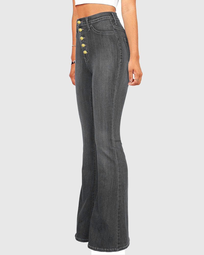 Lindberg | Schlag Jeans mit Hoher Taille