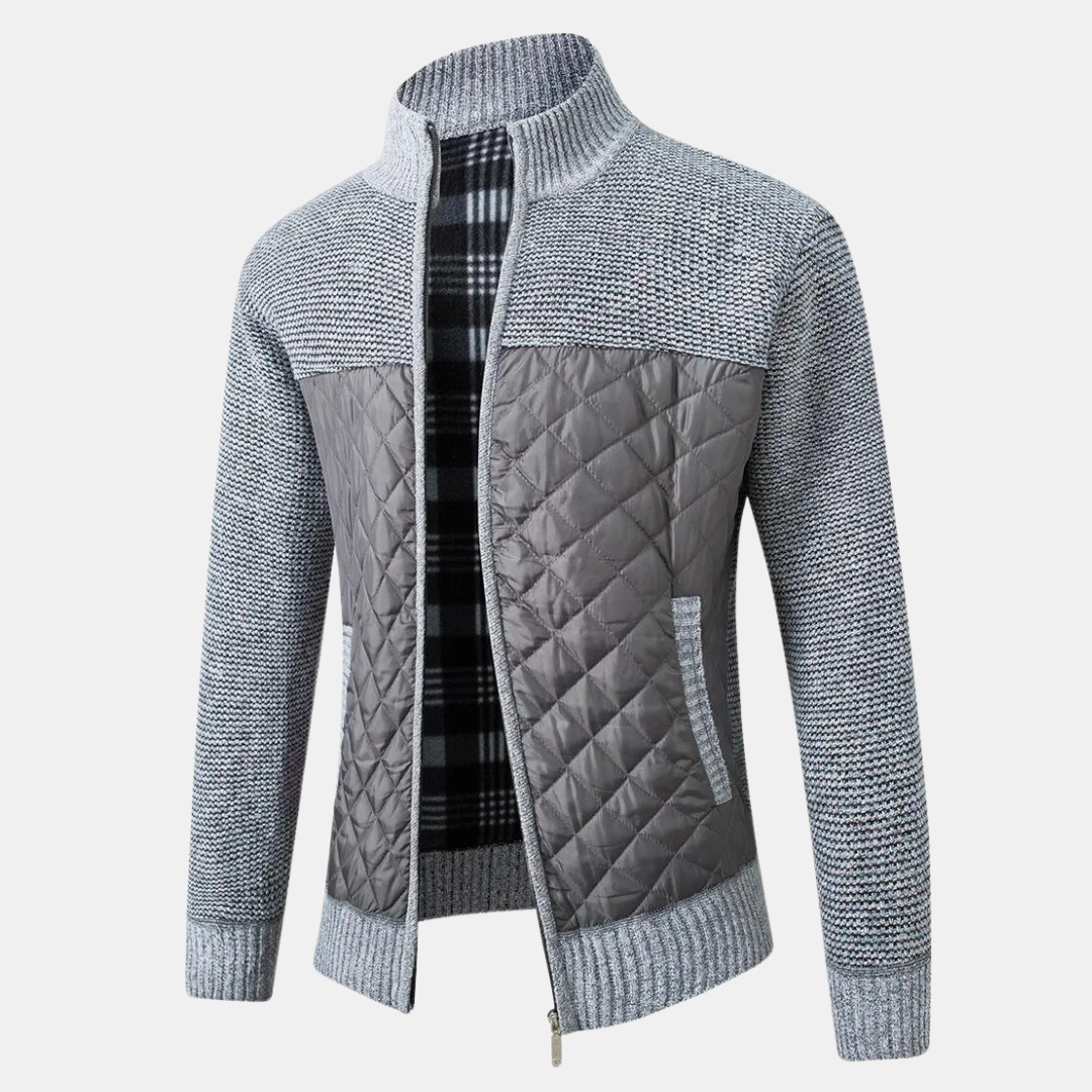 Lindberg | Strickjacke mit Stehkragen