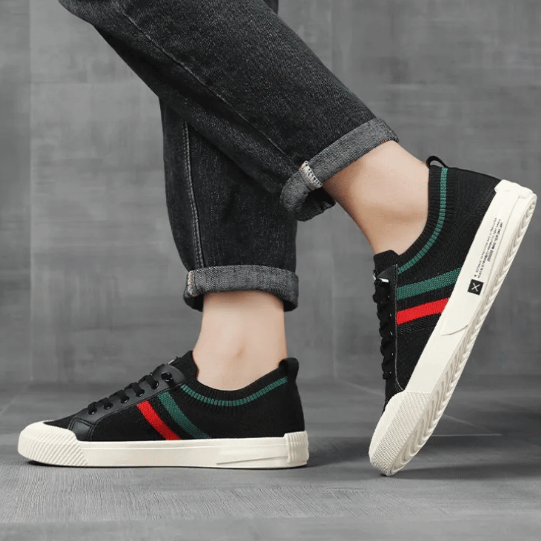 Lindberg | John Herren Sommer Schnürschuhe aus atmungsaktivem Strickmaterial