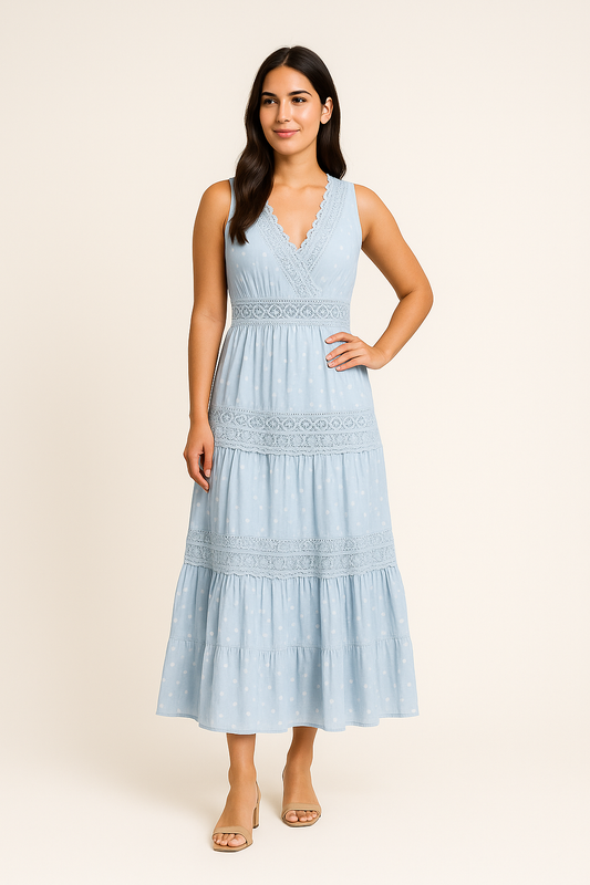 Lindberg | Festliches Damen Boho Maxikleid luftig & leicht