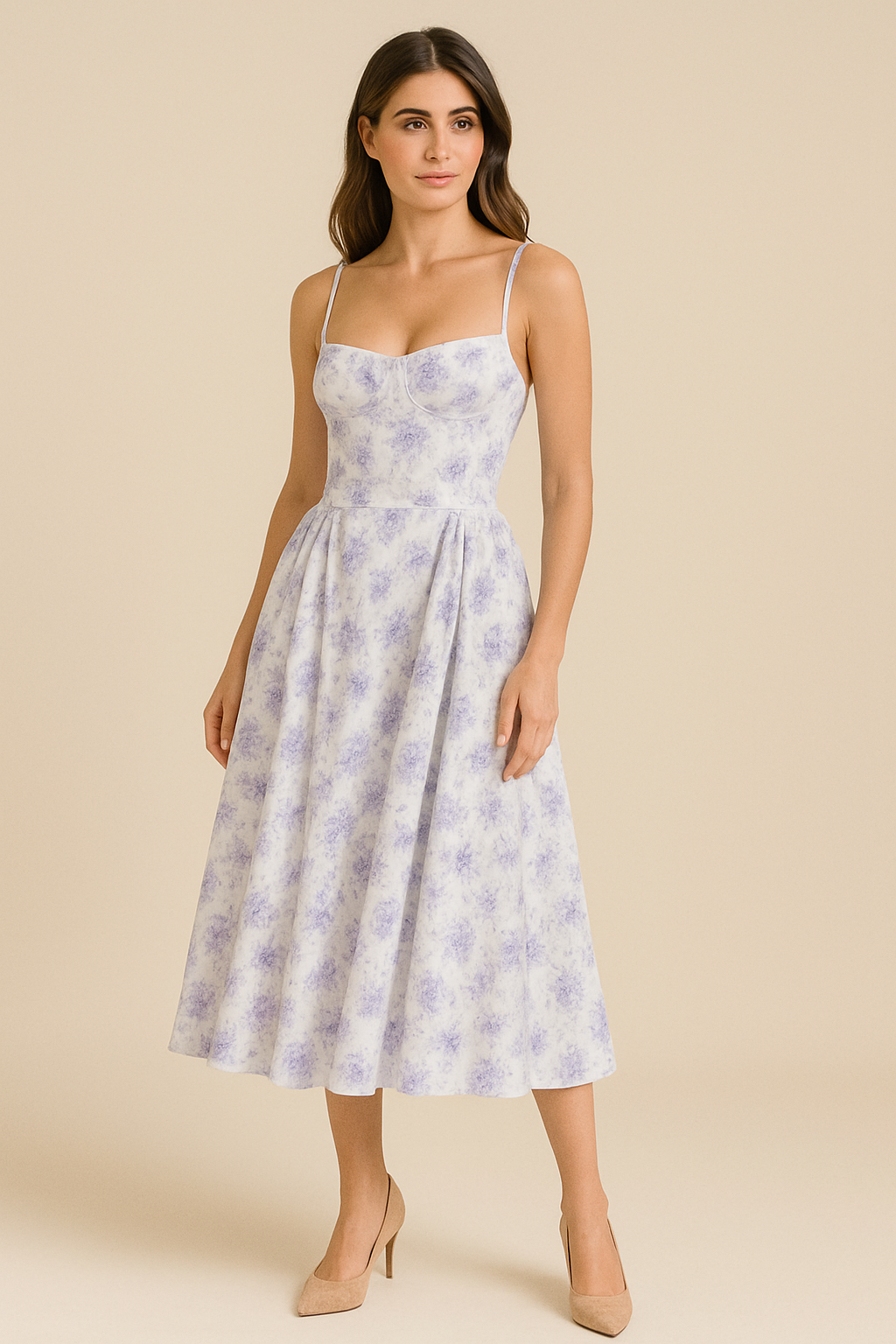 Lindberg | Damen Sommerkleid mit V-Ausschnitt luftig-leicht