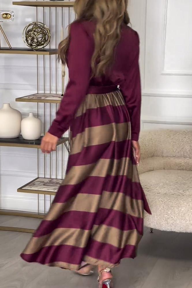 Lindberg | Kenda | Elegant Striped Dress