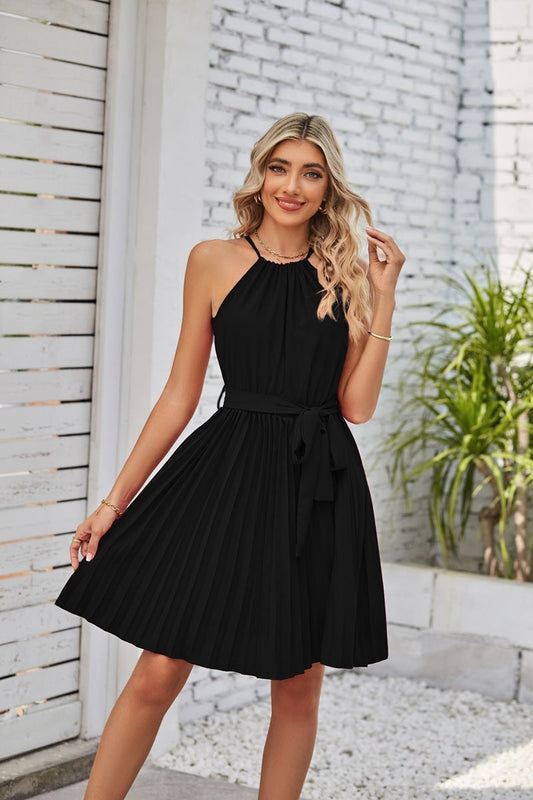 Lindberg | Plissiertes trägerloses Kleid