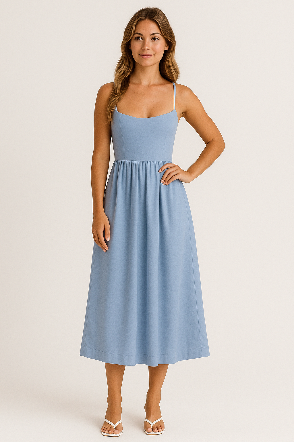 Lindberg | Atmungsaktives Damen A-Linien Midikleid