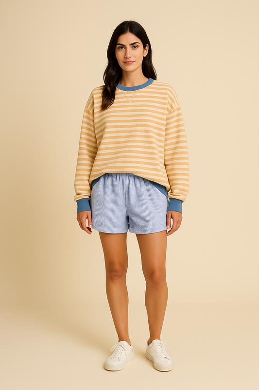 Lindberg | Damen Pullover mit Streifen und lockerem Schnitt