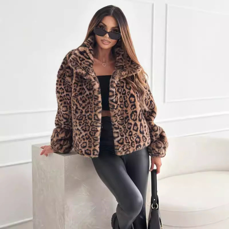 Lindberg | Kurzmantel mit Leopardenmuster
