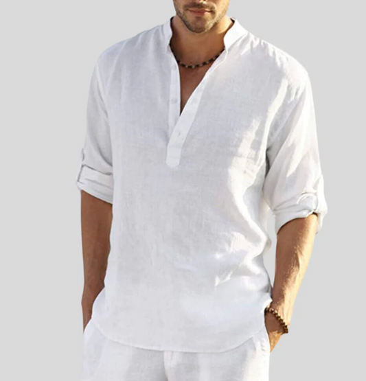 Lindberg | Leinenklar Herren Langarmshirt
