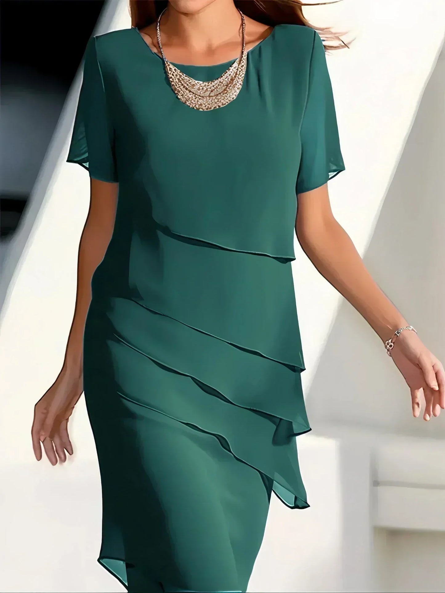 Lindberg | Ursula Chiffon-Midikleid
