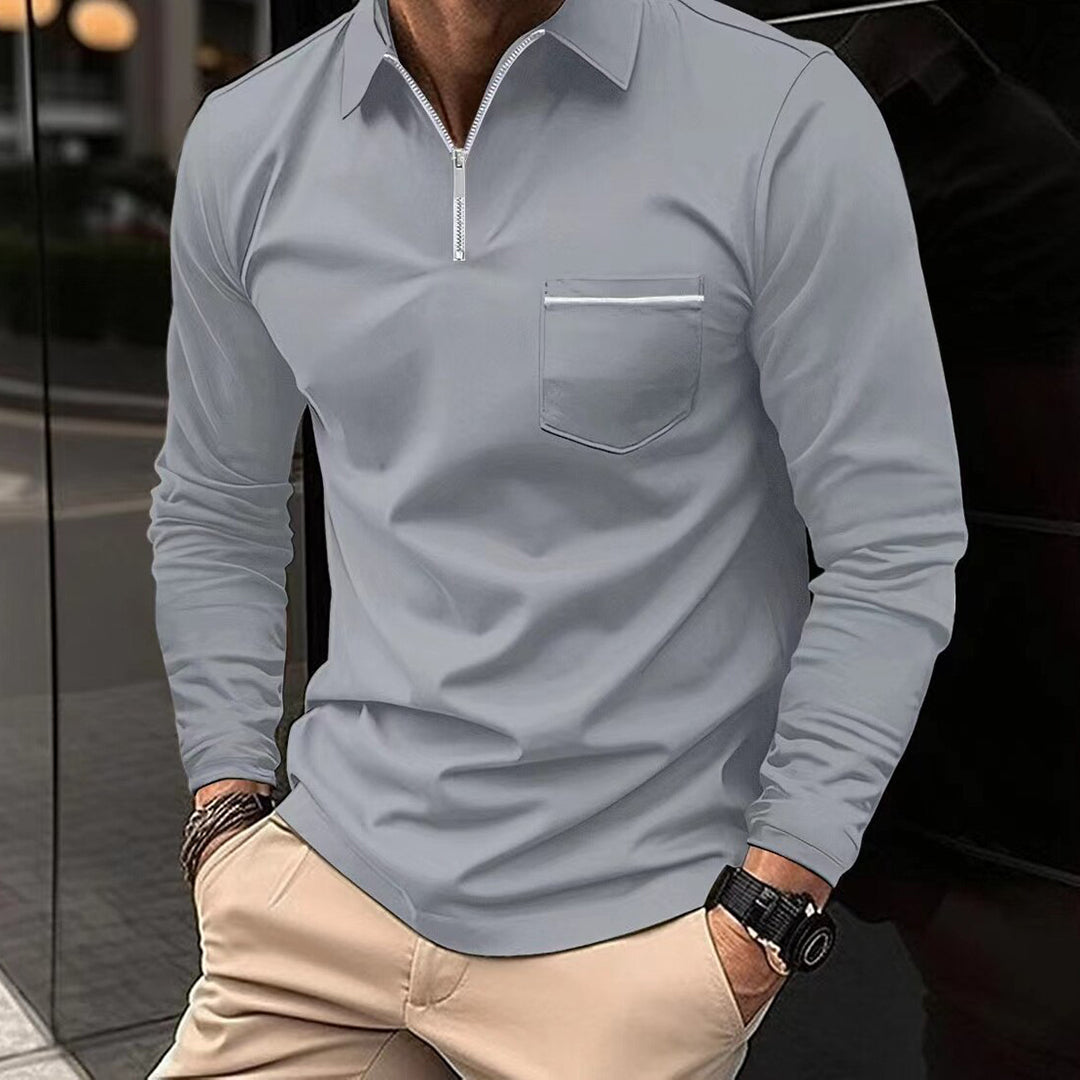 Lindberg | Formgefühl Herren Langarm Polo-Shirt