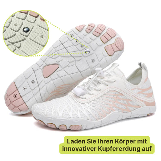 Lindberg | Motion Ground™ – Kupfer geerdete Barfussschuhe für natürliche Balance (Unisex)