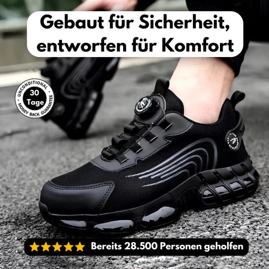 Lindberg | SafeStep - ergonomischer und schmerzlindernder Sicherheitsschuh - Zertifiziert nach EN ISO 20345