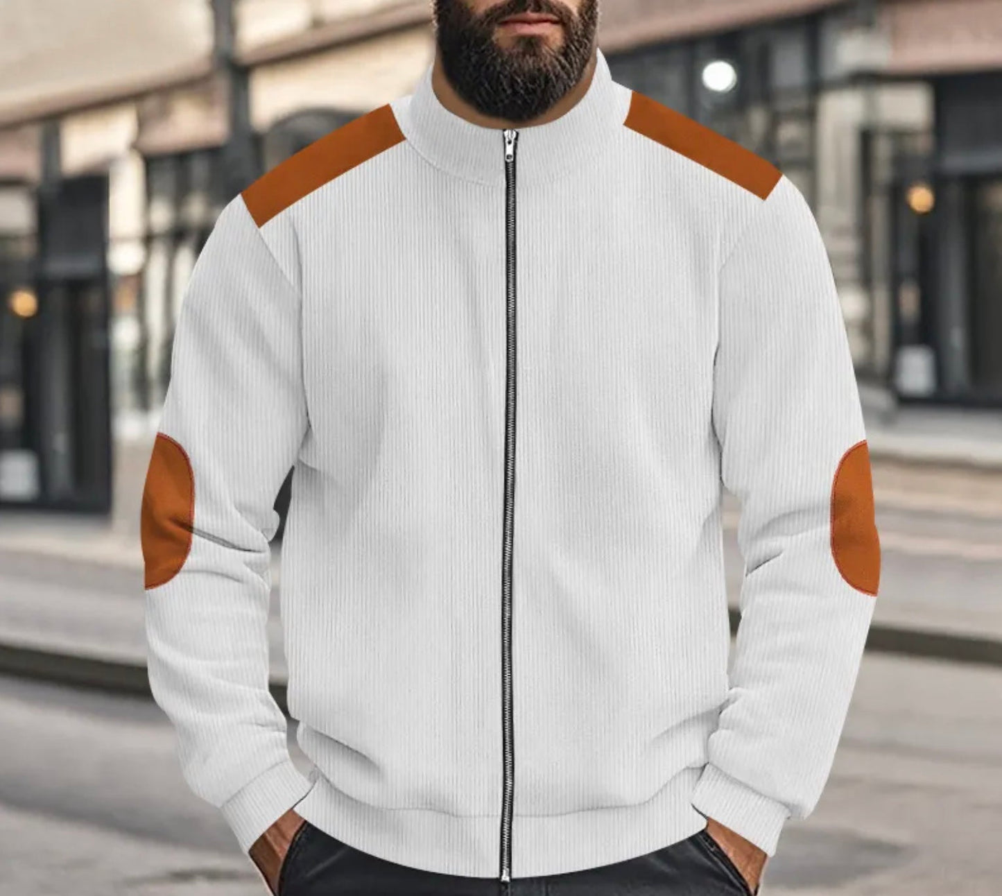 Lindberg | Leo - Corduroy Farbblock Stehkragen Reissverschlussjacke