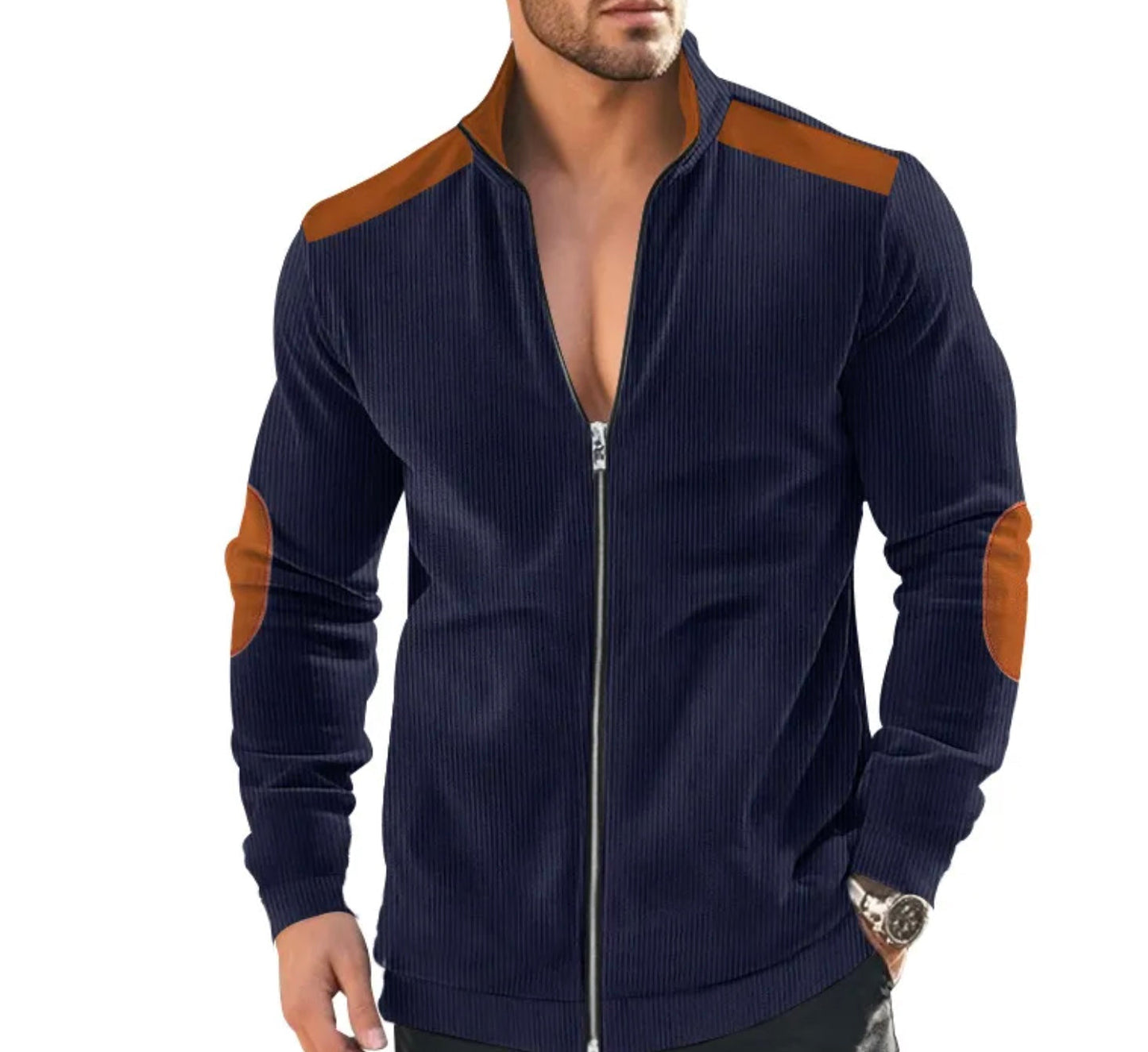 Lindberg | Leo - Corduroy Farbblock Stehkragen Reissverschlussjacke