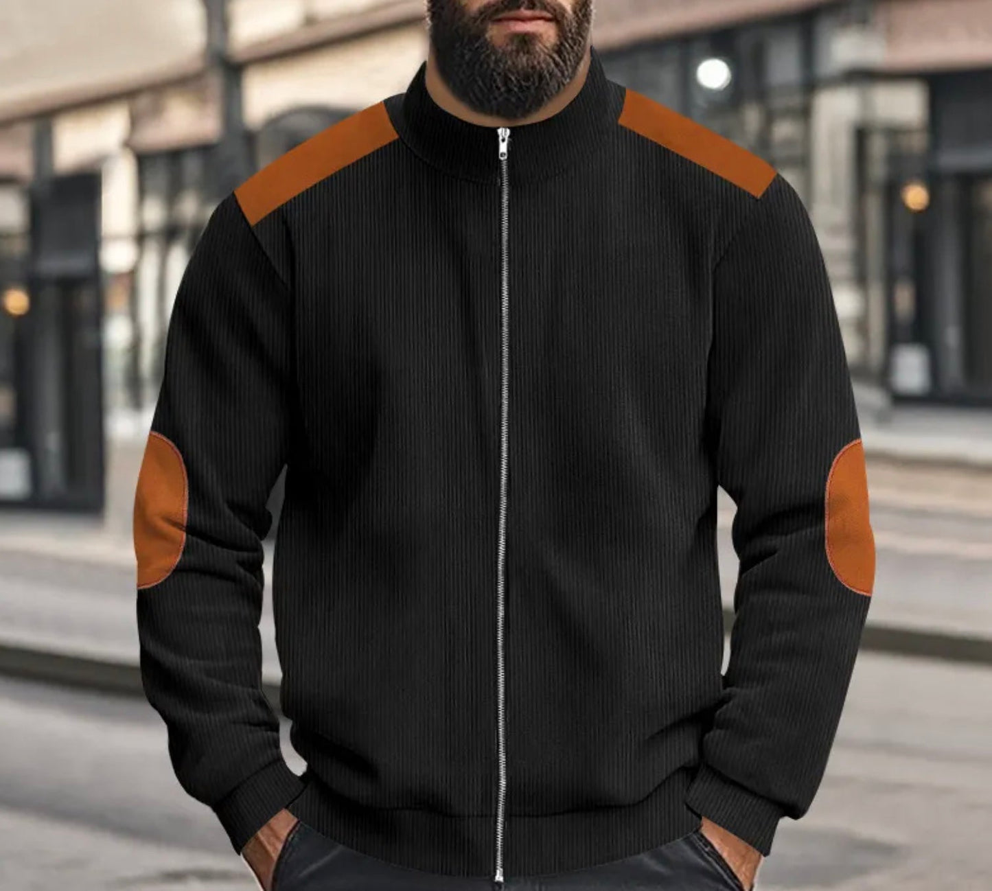 Lindberg | Leo - Corduroy Farbblock Stehkragen Reissverschlussjacke