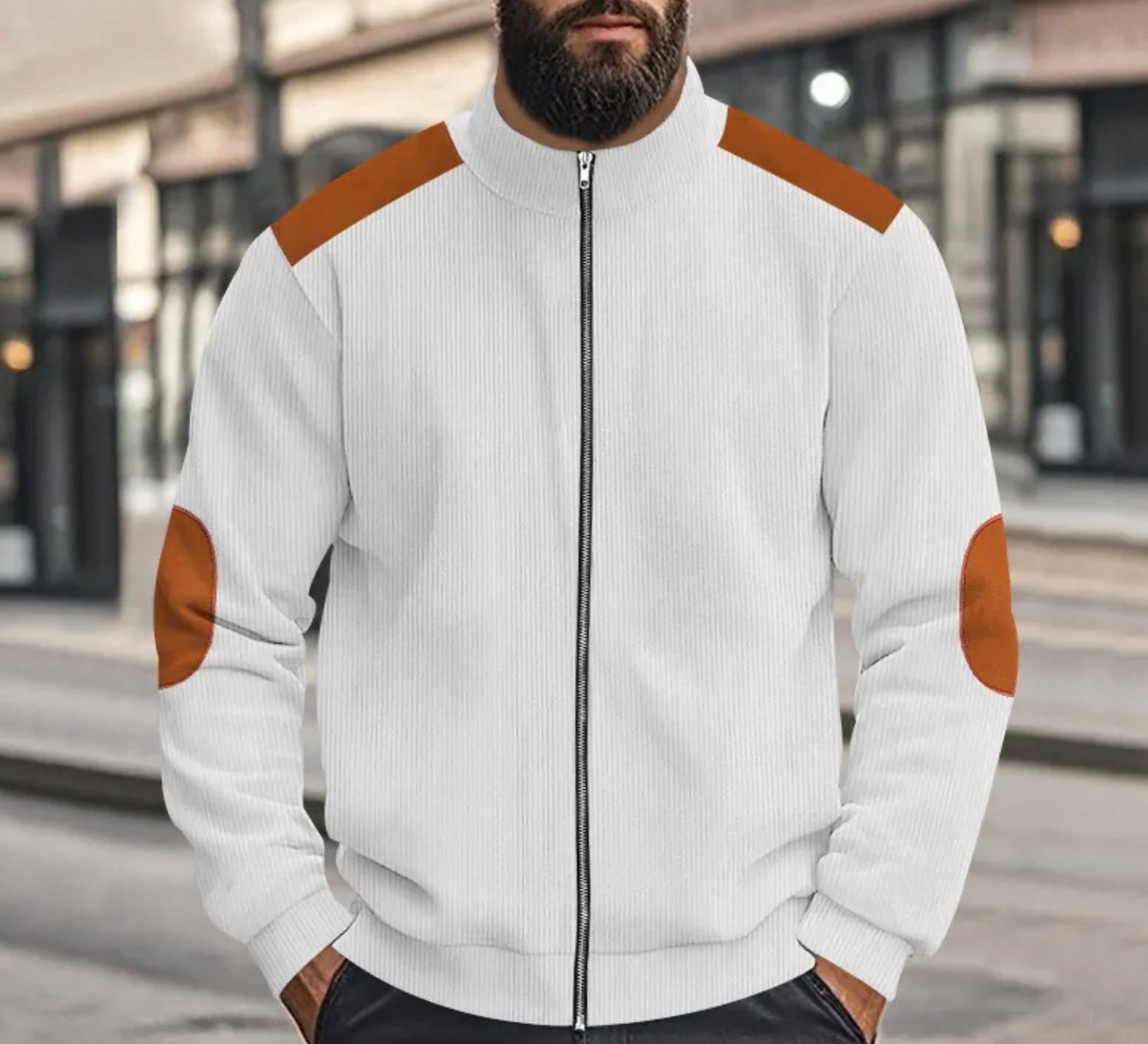 Lindberg | Leo - Corduroy Farbblock Stehkragen Reissverschlussjacke