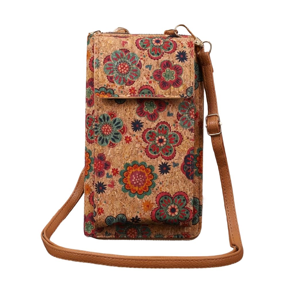 Lindberg | Lilla | Boho Blumen Umhängetasche