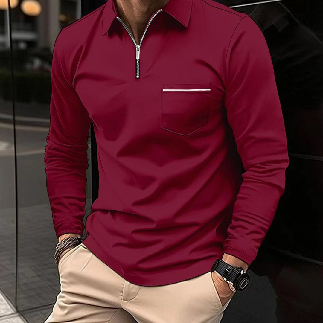 Lindberg | Formgefühl Herren Langarm Polo-Shirt