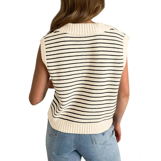 Lindberg | Streifenlauf Damen Stricktop