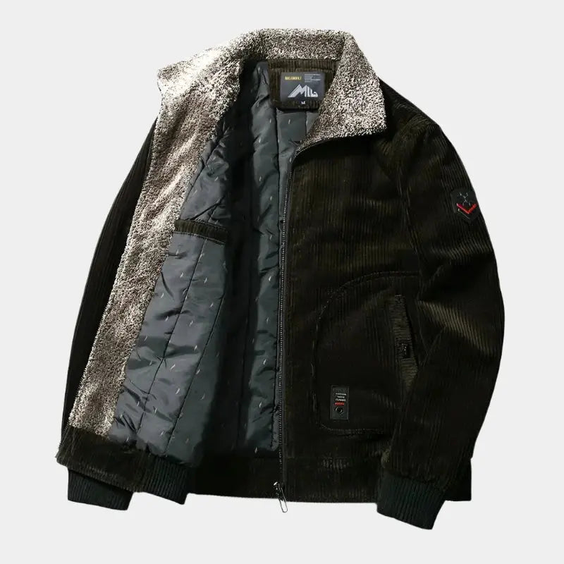 Lindberg | Thermische Windbreaker Cordjacke