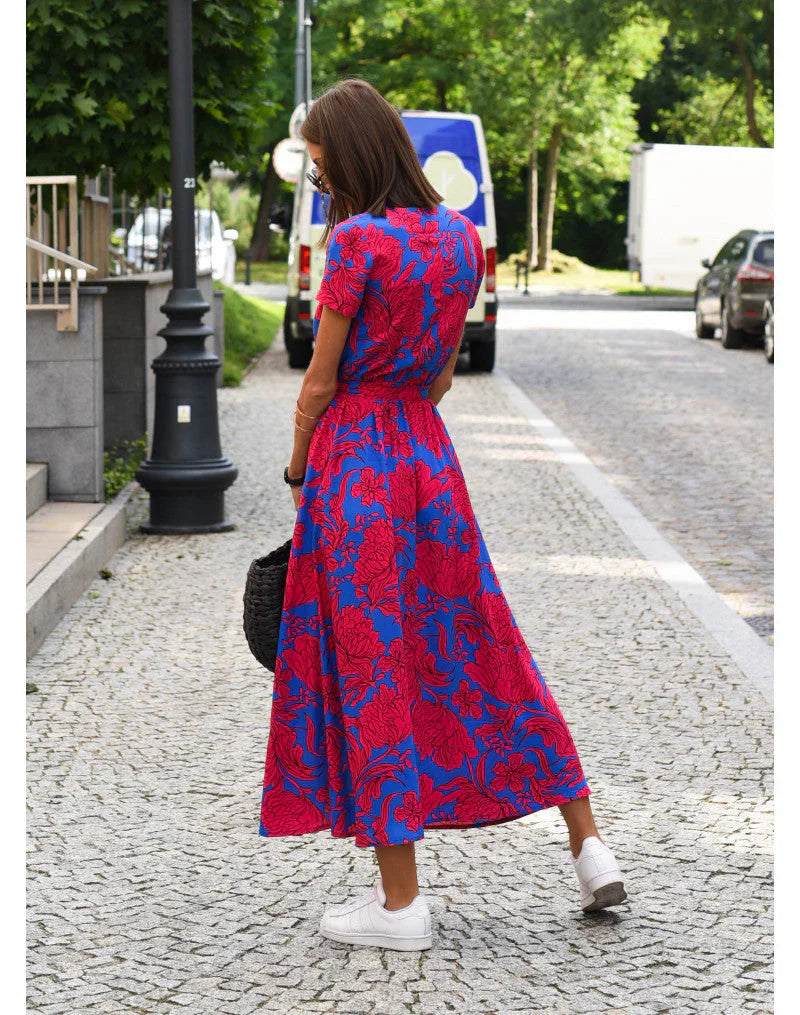 Lindberg | Eva™ - Stilvolles V-Ausschnitt-Kleid