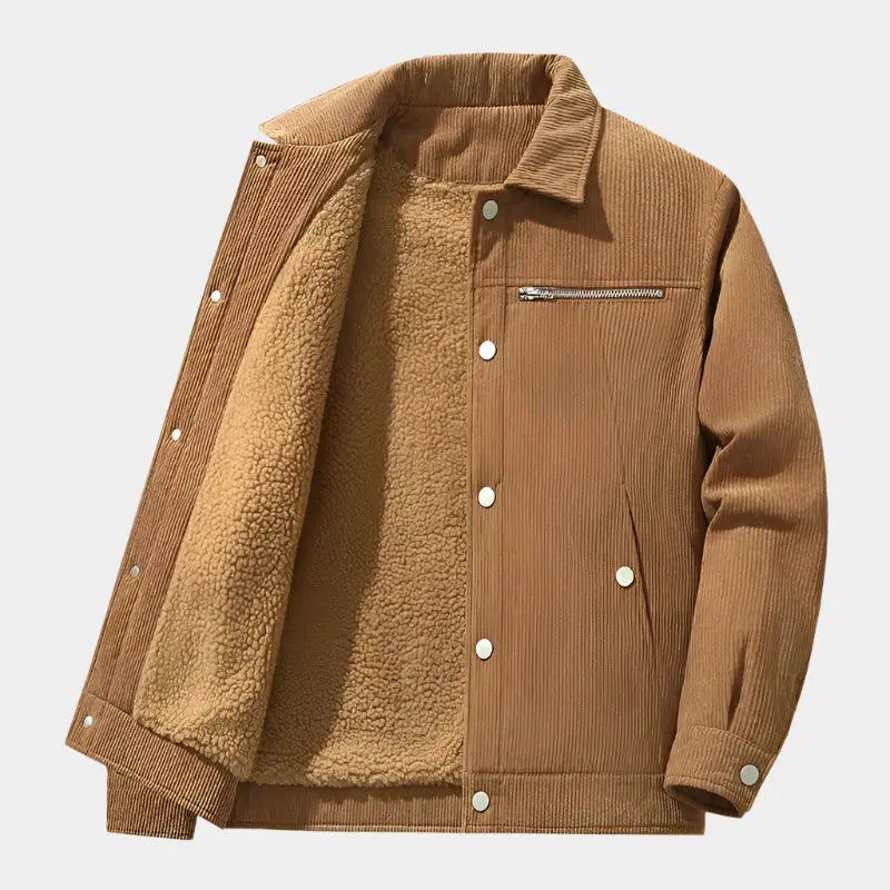Lindberg | Cordjacke mit Sherpa-Futter