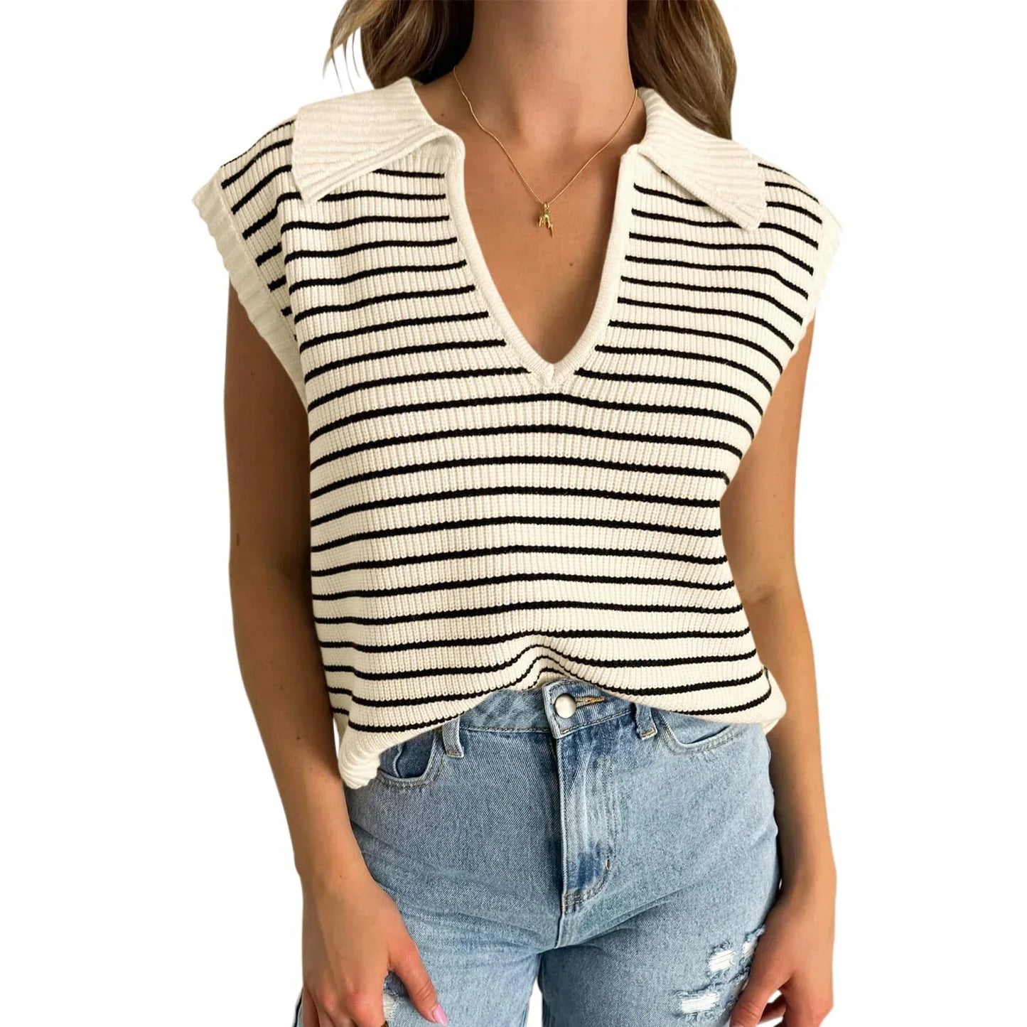 Lindberg | Streifenlauf Damen Stricktop
