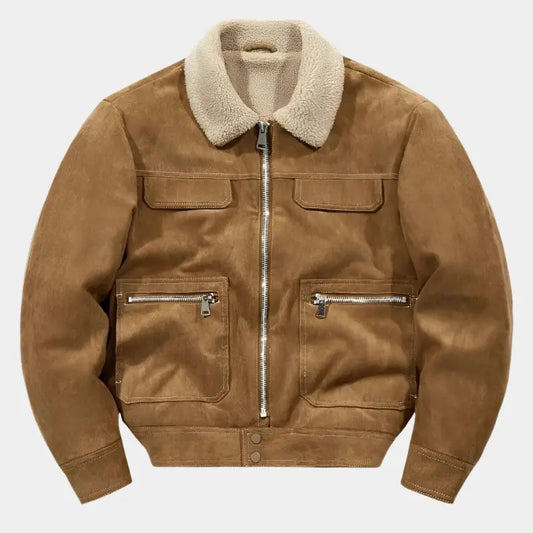 Lindberg | Exklusive Fleece-Wildlederjacke