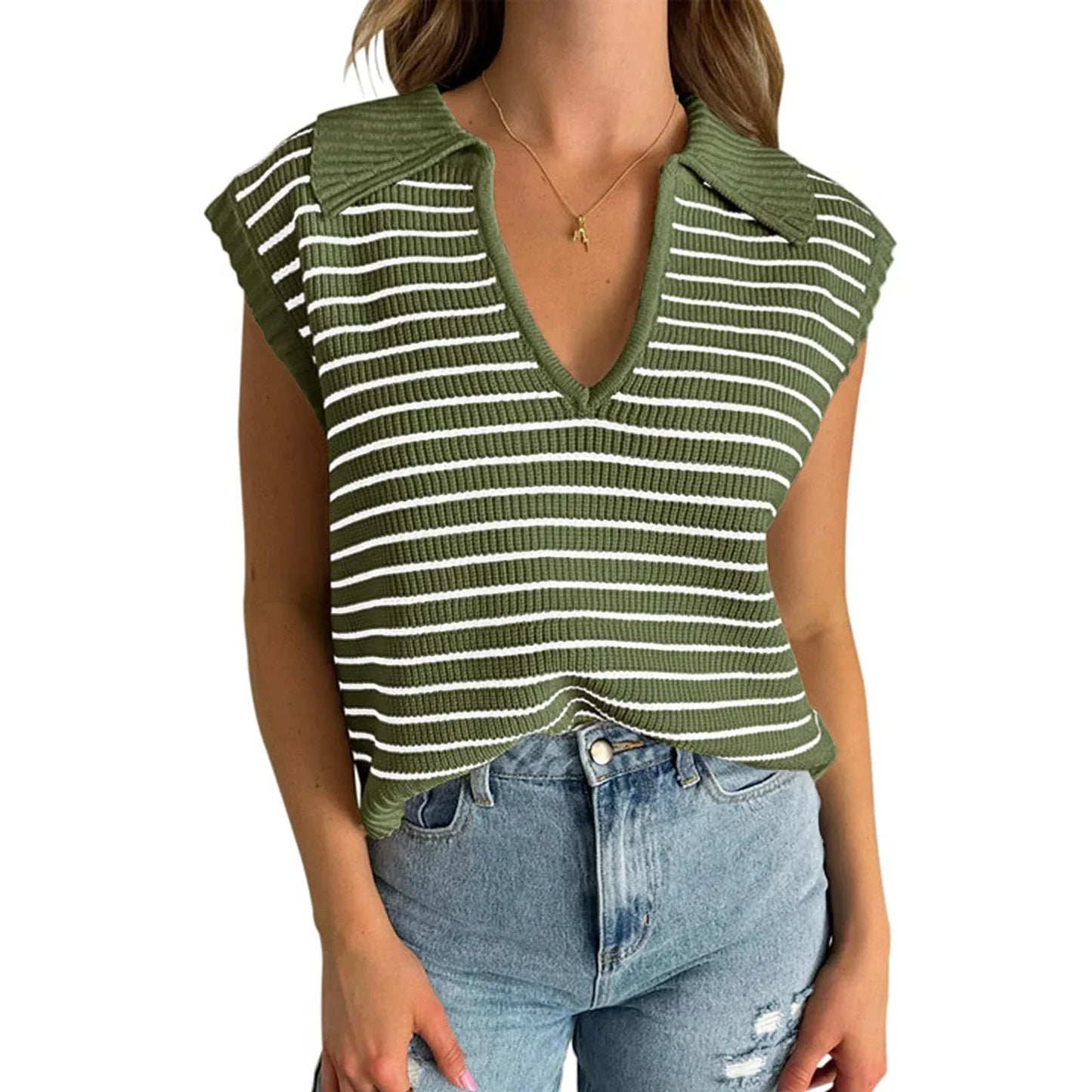 Lindberg | Streifenlauf Damen Stricktop
