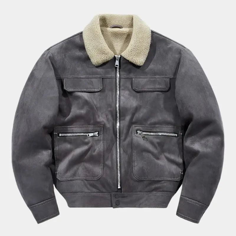 Lindberg | Exklusive Fleece-Wildlederjacke