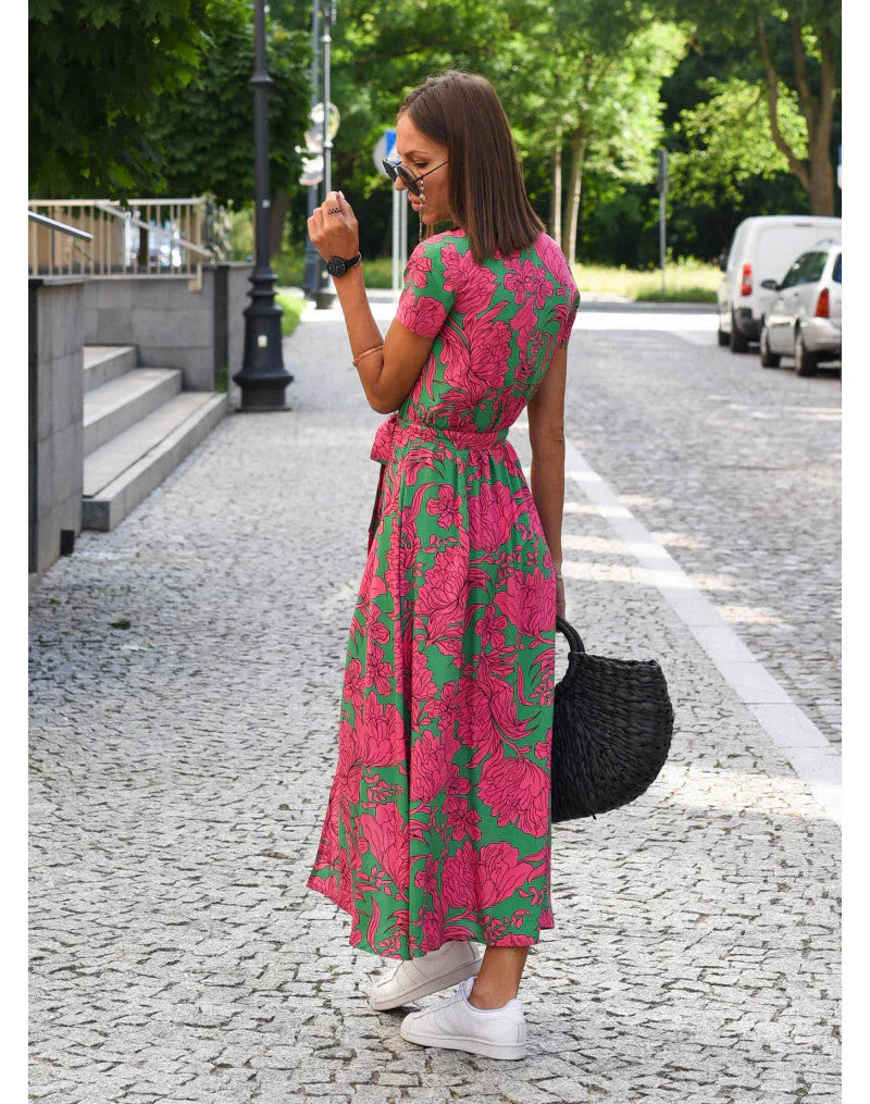 Lindberg | Eva™ - Stilvolles V-Ausschnitt-Kleid