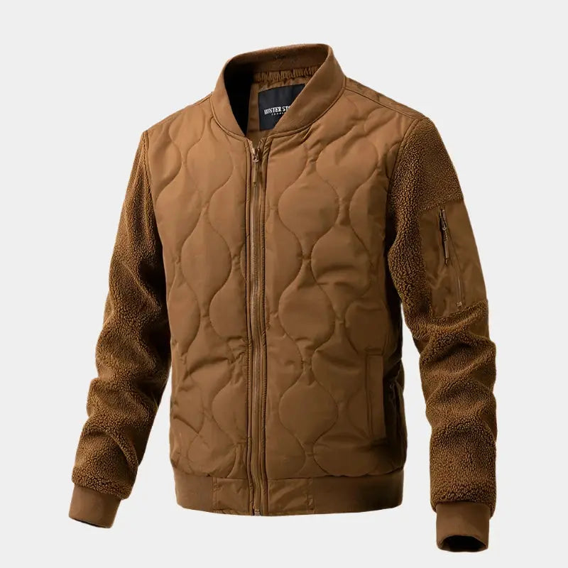 Lindberg | Sherpa Ärmel Gepolsterte Bomberjacke