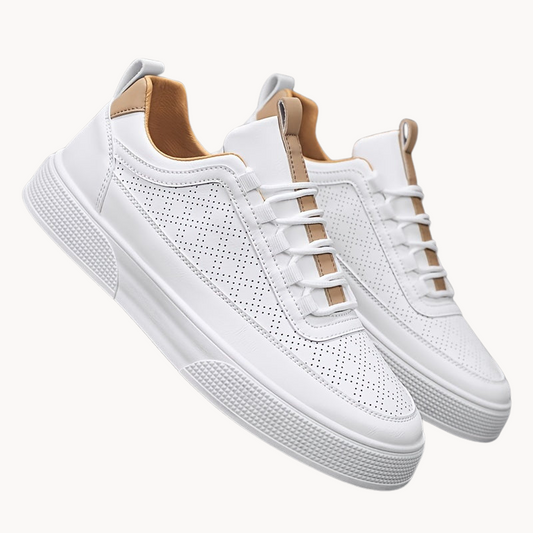 Lindberg | Herren Sneaker Porter in Lederoptik mit luftdurchlässiger Perforation