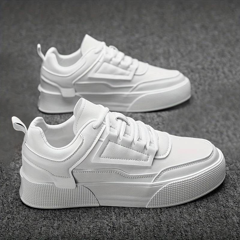 Lindberg | Herren Plateau-Sneaker Mike in Weiß mit klarer Formgebung