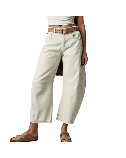 Lindberg | Damen Jeans mit weitem Bein und klarer Silhouette Büro & Freizeit