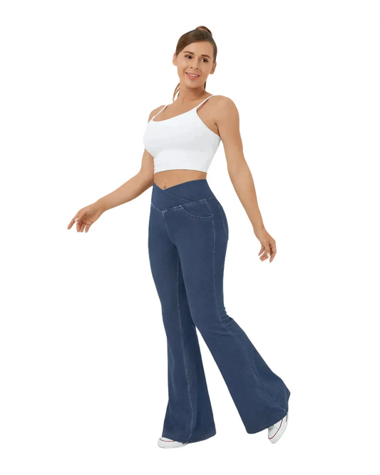 Lindberg | Damen Jeans mit ausgestelltem Bein und bequemem Sitz