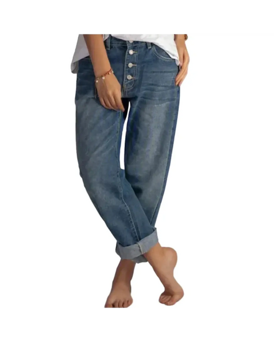Lindberg | Damen Jeans mit weiter Passform und elastischem Material für Freizeit & Ferien