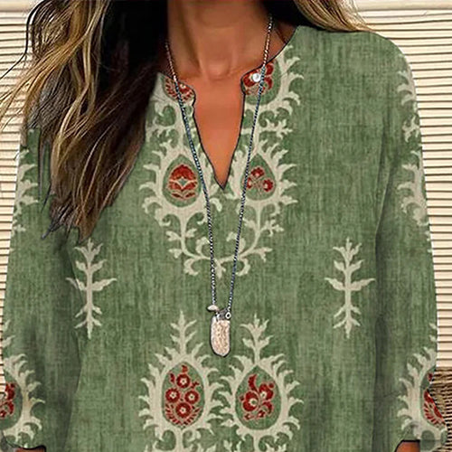 Lindberg | Mustergrün Shirt