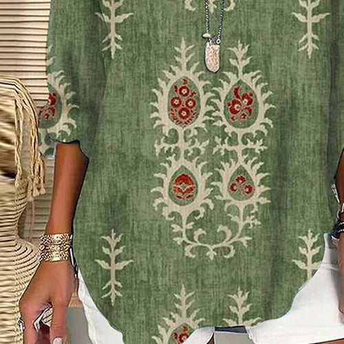Lindberg | Mustergrün Shirt